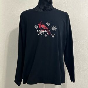 Croft & Barrow Cardinal Long Sleeve Top